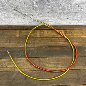 Vintage Sunburst Fade Brake Cable Housing Orange Gold 80s Old School BMX 57 in - Picture 1 of 10