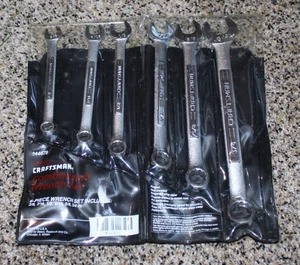 Juego de llaves combinadas Craftsman Sears 44678 estándar 6 piezas SAE EE. UU. 3/8" a 3/4" - Imagen 1 de 5