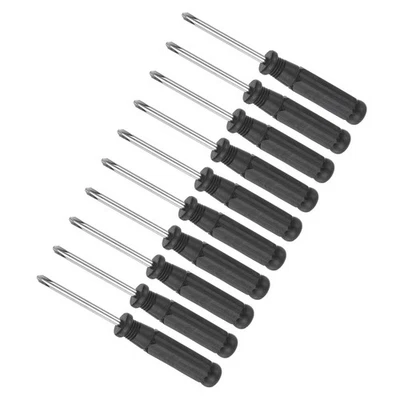 10pcsSmall Phillips Screwdriver 4.0mm 108mm Cross Screwdriver W Black Handle - Image 1 of 4