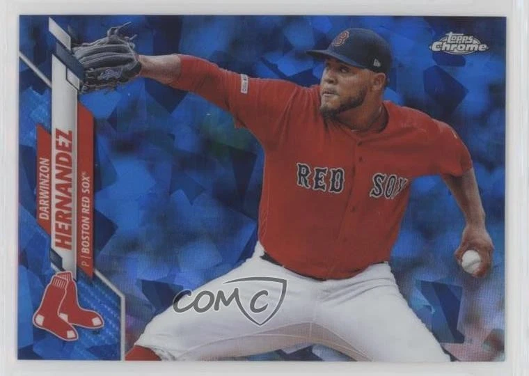 2020 Topps Chrome Sapphire Edition Darwinzon Hernandez #430 - Image 1 of 2
