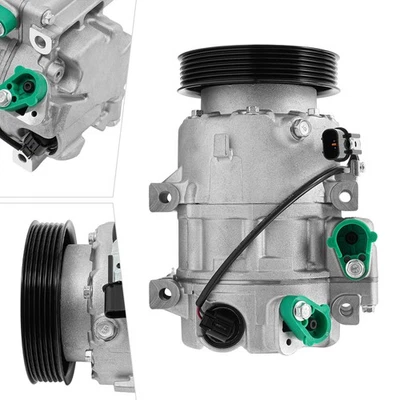 Compresor de aire acondicionado para Kia Sorento 2011-2015 y Hyundai Santa Fe 2013-2019 con 6 ranuras Foto 1 de 4