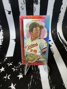 2022 Topps Allen & Ginter Chrome Rod Carew Mini /5 🔥 - Picture 1 of 3
