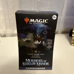 MtG: Murders at Karlov Manor - Commander Deck - Deep Clue Sea - NEW/SEALED - Picture 1 of 2