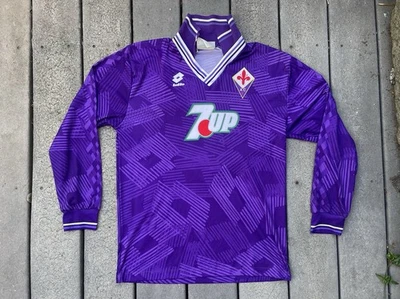 Camiseta de fútbol local vintage Fiorentina 1992-1993 lotería talla L RARA Foto 1 de 4