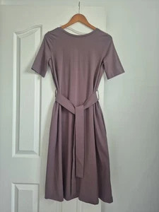 COS COTTON JERSEY MIDI DRESS XS - Picture 1 of 6