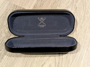Hackett London Dark Blue Felt Iined Eyeglasses Case - Imagen 1 de 7