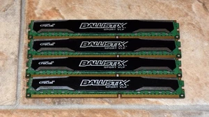 (4) 4GB DDR3 VLP Desktop PC3-12800 DDR3-1600MHz RAM BLS4G3D1609ES2LX0.16FER2 - Picture 1 of 4