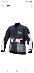 Alpinestars Andes Air Drystar Jacke - Dunkelblau/Schwarz/Eisgrau - Bild 1 von 5