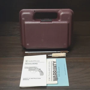 Original Brown Smith & Wesson Case for Lady Smith Model 60 w/ Manual & Brushes - Picture 1 of 5