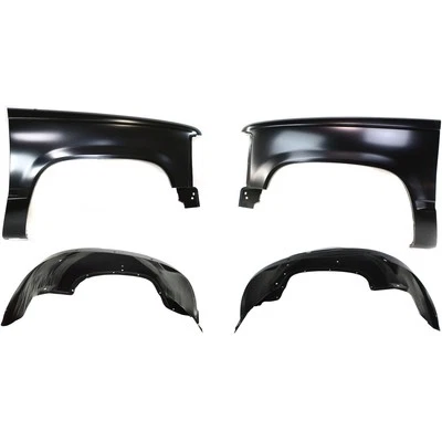 Kit guardabarros para Chevrolet C1500 1988-1998 delantero izquierdo y derecho acero imprimado Foto 1 de 4