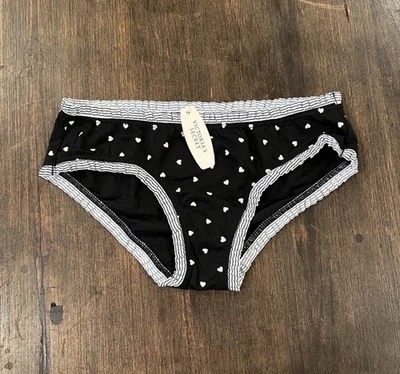 NUEVO CON ETIQUETAS Victoria's Secret Vintage XS Corazón Lunares Volantes Hiphugger Bragas RARAS Foto 1 de 4