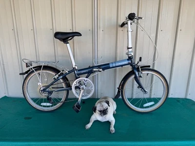 VGC Dahon D7 Folding Bike  7 Speed  4130 Chromoly 20” Wheels with Cargo Rack - Image 1 of 4