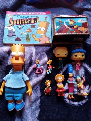 Lote Coleccionables de Los Simpson PVC - Funko - Guía - Burger King De Colección Foto 1 de 4