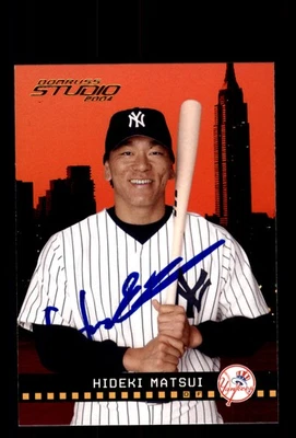 Signed Baseball Card Auto Hideki Matsui 2004 Donruss Studio #135 Yankees - Image 1 of 2