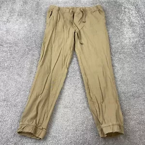 Pantalones de chándal Galaxy By Harvic para hombre grandes tostados con bolsillo frontal plano - Imagen 1 de 8