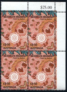 2024 Kalkadoon Dreaming Community URC Value Block of Four Mint Stamp Australia - Picture 1 of 1