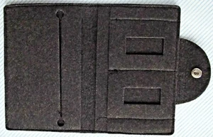 Wool felt wallet grey Loehnert Industriebedarf Lohnert cr - Picture 1 of 7