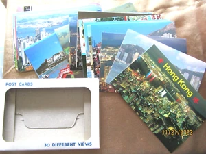 Hong Kong Asian ORIENT city Photo Post CARD set unused 1990 lot - Imagen 1 de 2