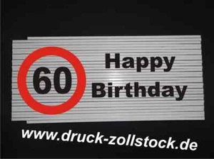 Geschenk mit Name Spruch Geburtstag extra langer Special Zollstock Sonderlänge - Bild 1 von 13