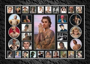 Justin Bieber  -  ORIGINAL A4 Signed PHOTO PRINT MEMORABILIA - Imagen 1 de 5