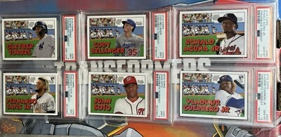 PSA Graded 2019 TOPPS 1992 KIDS TBT Set ACUNA SOTO TATIS GUERRERO JR RC PR 583! - Image 1 of 4
