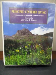 "Principle Centered Living" von Stephen R. Covey 2 VHS-Bänder, Handbuch in Klapphülle" - Bild 1 von 4