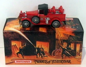 Matchbox 1/43 Scale Diecast YFE12 - 1930 Ford Model A Battalion Chiefs Vehicle - Picture 1 of 2