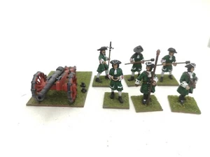 1700s Artillery 28mm Painted Great Northern War ? Russian Green ? 18th Century  - Picture 1 of 6