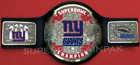 New York Giants Championship Belt Adult size Cover