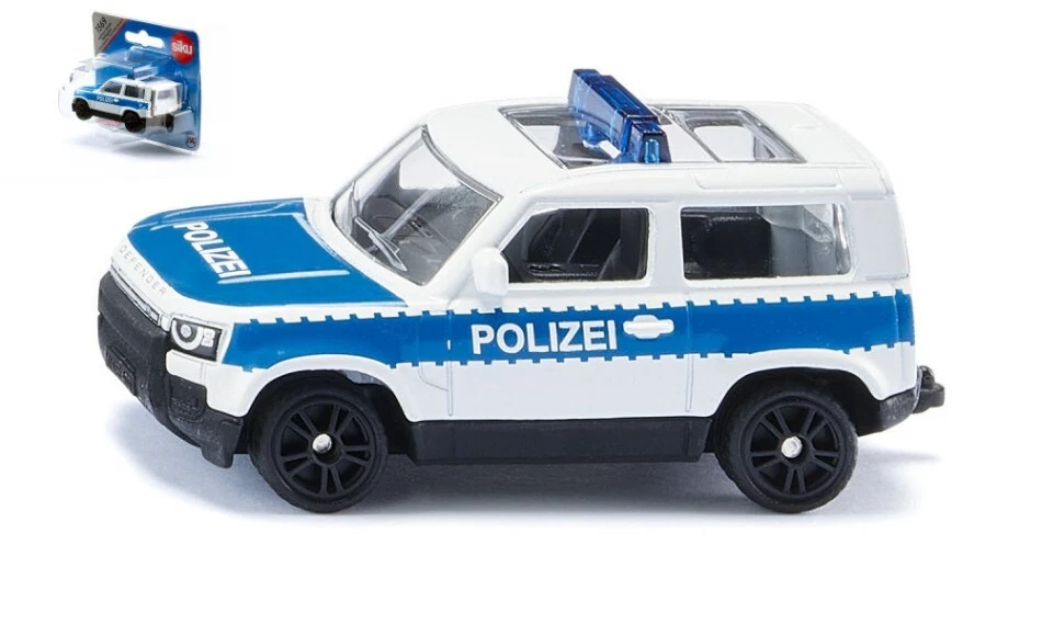 Modellino auto Siku LAND ROVER POLIZIA 78x36x35 da collezione modellismo - Immagine 1 di 1