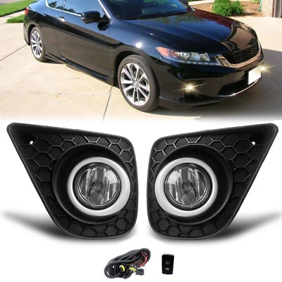 Luces antiniebla luces de parachoques delanteras para Honda Accord 2013 2014 2015 cupé de 2 puertas + cableado Foto 1 de 4