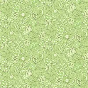 Verde Manzana Embalado Floral, Hojas, Tela, Paz en la Tierra, Benartex, 13664-45 - Imagen 1 de 1