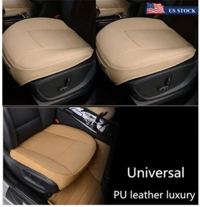 3D Breathable PU Leather luxury Car Seat Cover Pad Mat for Auto Chair Cushion US - Picture 1 of 11