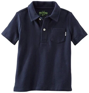 OshKosh B'Gosh Kid Boys' Uniform Polo Size 4-12 - Picture 1 of 1