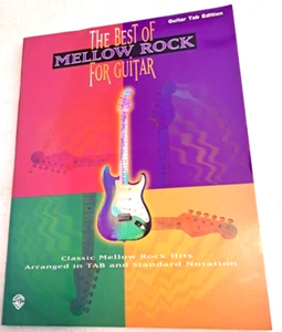 The Best of Mellow Rock for Guitar Guitar Tab Edition Sheet Music Songbook - Picture 1 of 4
