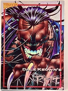 1992 Wizard Foil Chrome Series 1 Card #1 Dale Keowns Pitt - Picture 1 of 2