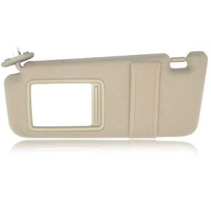 Driver Side Left Beige Sun Visor for Toyota Venza 2009-2016 With w/ Sunroof Tan - Picture 1 of 9