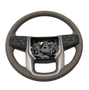 Sterring Wheel Heather Pre-Crash Light Atmosphere 2019 GMC Sierra 1500 Yukon - Picture 1 of 12