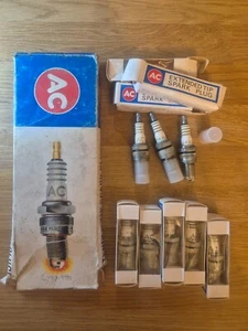 28 NOS 44XLS AC Delco Spark Plugs, 43XLS equivalent for Austin, SAAB, Rover etc - Picture 1 of 10