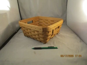 Longaberger 2004 Cestino 10x11x4 3/4” Firmato no liner usato buone condizioni - Foto 1 di 8