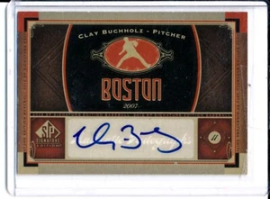 CLAY BUCHHOLZ 2102 UPPER DECK SP SIGNATURE EDITION AUTOGRAPH AUTO - Bild 1 von 1