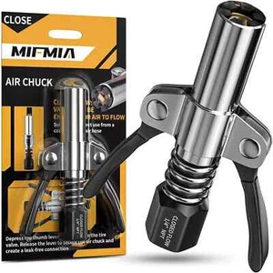 Locking Air Chuck, Heavy Duty Closed Flow with Six Steel Jaws, Locks onto Any Ti - Picture 1 of 5