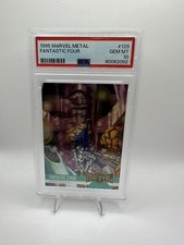 1995 Marvel Metal Fantastic 4 #129 PSA 10