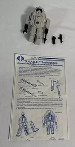 GI Joe 1983 Cobra Battle Armor S.N.A.K.E. SNAKE ARAH Hasbro w/ Blueprint - READ - Picture 1 of 21