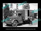 OLD 8x6 HISTORIC PHOTO OF CORTLAND NEW YORK THE HABRELE BERR TRUCK c1940