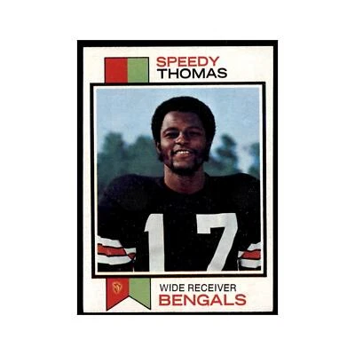 Speedy Thomas 1973 Topps #113 Football Cards Football Card EX - Image 1 of 3