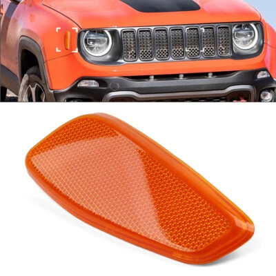 Side Marker Turn Signal Light Fender Lamp Fit Jeep Renegade 2015-23 Yellow Right - Image 1 of 4