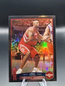2003-04 Topps cromo negro refractor/500 Torraye Braggs #157 novato radiocontrol - Imagen 1 de 7