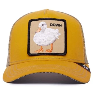 Goorin Animal Trucker Baseball Snapback Hat Cap Down Duck You Sucker 55.0 Yellow - Picture 1 of 8