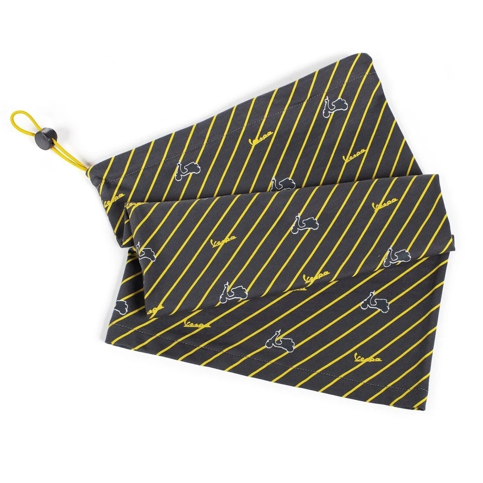 Bufanda Vespa Original 100% Algodón Gráfico Color Gris/Amarillo - GTS/GTV Foto 1 de 1